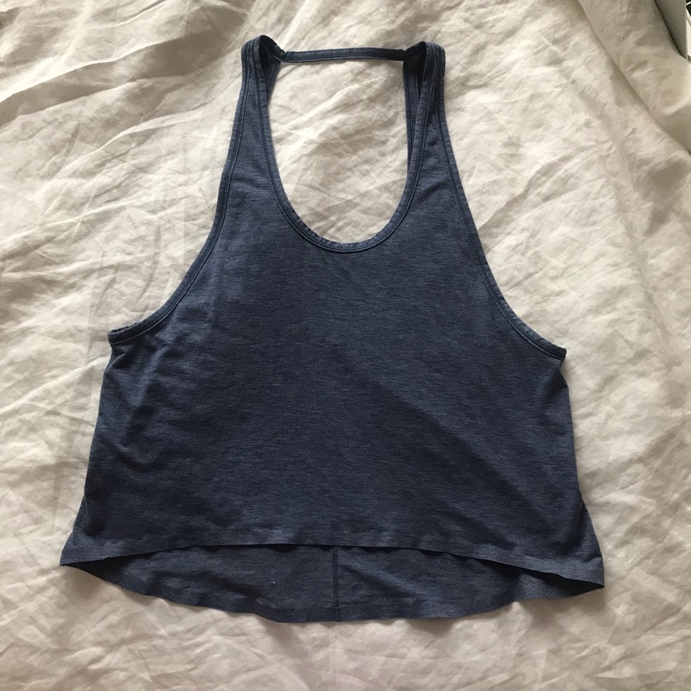 Lululemon blue tank top sz 8